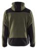 Afbeeldingen van BLÅKLÄDER Gebreid jack met softshell 5940 herfstgroen/zwart M
