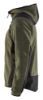 Afbeeldingen van BLÅKLÄDER Gebreid jack met softshell 5940 herfstgroen/zwart M