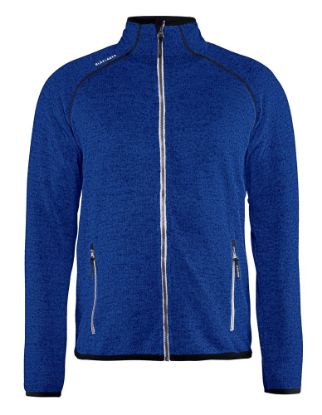Afbeeldingen van BLÅKLÄDER Gebreid vest 4942 korenblauw/wit S