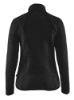 Afbeeldingen van BLÅKLÄDER Gebreid vest dames 4912 antraciet/wit XS