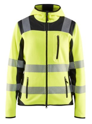 Afbeeldingen van BLÅKLÄDER Gebreid vest dames 4967 High Vis geel/zwart M
