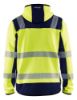 Afbeeldingen van BLÅKLÄDER Gebreid vest met capuchon 4923 High Vis geel/marineblauw 3XL