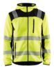 Afbeeldingen van BLÅKLÄDER Gebreid vest met capuchon 4923 High Vis geel/zwart XS