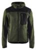 Afbeeldingen van BLÅKLÄDER Gebreid vest met softshell 4930 army groen/zwart 4XL