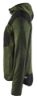 Afbeeldingen van BLÅKLÄDER Gebreid vest met softshell 4930 army groen/zwart 4XL