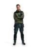 Afbeeldingen van BLÅKLÄDER Gebreid vest met softshell 4930 army groen/zwart 4XL