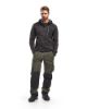 Afbeeldingen van BLÅKLÄDER Gebreid vest met softshell 4930 donkergrijs/zwart S