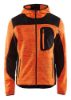 Afbeeldingen van BLÅKLÄDER Gebreid vest met softshell 4930 High Vis oranje/zwart 4XL