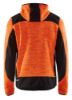Afbeeldingen van BLÅKLÄDER Gebreid vest met softshell 4930 High Vis oranje/zwart 4XL