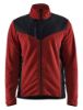 Afbeeldingen van BLÅKLÄDER Gebreid vest met softshell 5942 gebrand rood/zwart XS