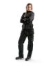 Afbeeldingen van BLÅKLÄDER Gebreid vest met softshell dames 4931 donkergrijs/zwart S