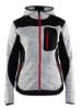 Afbeeldingen van BLÅKLÄDER Gebreid vest met softshell dames 4931 grijs mêlee/zwart 2XL
