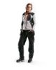 Afbeeldingen van BLÅKLÄDER Gebreid vest met softshell dames 4931 grijs mêlee/zwart 2XL