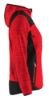 Afbeeldingen van BLÅKLÄDER Gebreid vest met softshell dames 4931 rood/zwart M