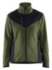 Afbeeldingen van BLÅKLÄDER Gebreid vest met softshell dames 5943 herfstgroen/zwart M