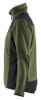 Afbeeldingen van BLÅKLÄDER Gebreid vest met softshell dames 5943 herfstgroen/zwart M