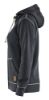 Afbeeldingen van BLÅKLÄDER Hooded sweatvest dames 3373 zwart mêlee XL