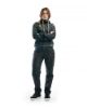 Afbeeldingen van BLÅKLÄDER Hooded sweatvest dames 3373 zwart mêlee XL