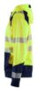 Afbeeldingen van BLÅKLÄDER Hoodie 3546 High Vis geel/marineblauw M