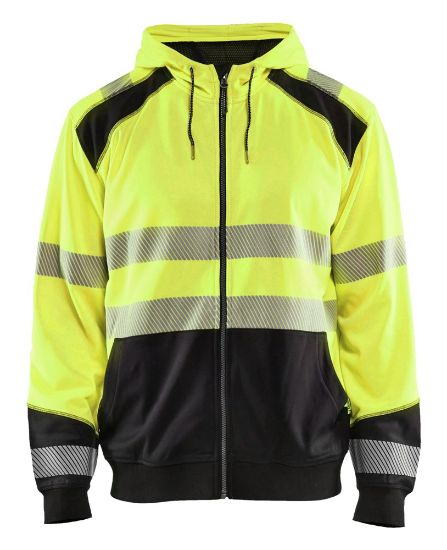 Afbeeldingen van BLÅKLÄDER Hoodie 3546 High Vis geel/zwart M