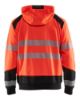 Afbeeldingen van BLÅKLÄDER Hoodie 3546 High Vis rood/zwart XS