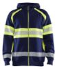Afbeeldingen van BLÅKLÄDER Hoodie 3552 marineblauw/High Vis geel L