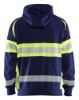 Afbeeldingen van BLÅKLÄDER Hoodie 3552 marineblauw/High Vis geel L