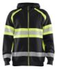 Afbeeldingen van BLÅKLÄDER Hoodie 3552 zwart/High Vis geel 2XL