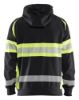 Afbeeldingen van BLÅKLÄDER Hoodie 3552 zwart/High Vis geel 2XL