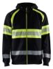 Afbeeldingen van BLÅKLÄDER Hoodie 3552 zwart/High Vis geel 2XL