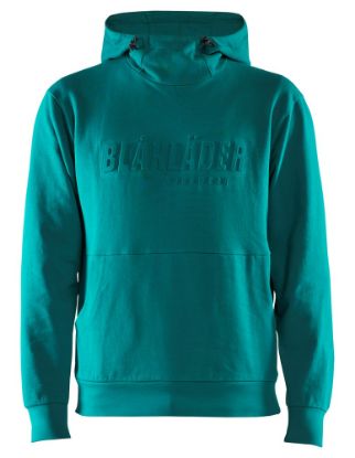 Afbeeldingen van BLÅKLÄDER Hoodie 3D 3530 groenblauw 2XL