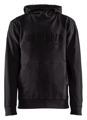 Afbeeldingen van BLÅKLÄDER Hoodie 3D 3530 zwart XS