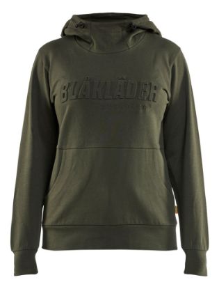 Afbeeldingen van BLÅKLÄDER Hoodie 3D dames 3560 donker herfstgroen M