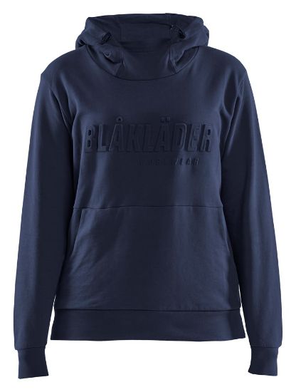 Afbeeldingen van BLÅKLÄDER Hoodie 3D dames 3560 donker marineblauw L
