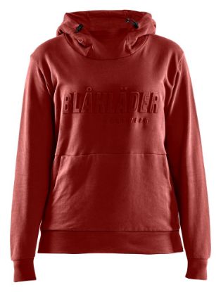 Afbeeldingen van BLÅKLÄDER Hoodie 3D dames 3560 gebrand rood 3XL