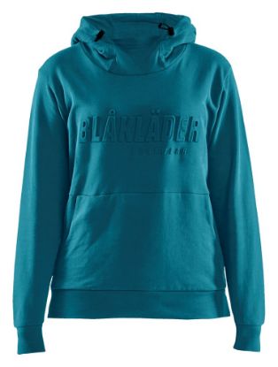 Afbeeldingen van BLÅKLÄDER Hoodie 3D dames 3560 groenblauw L