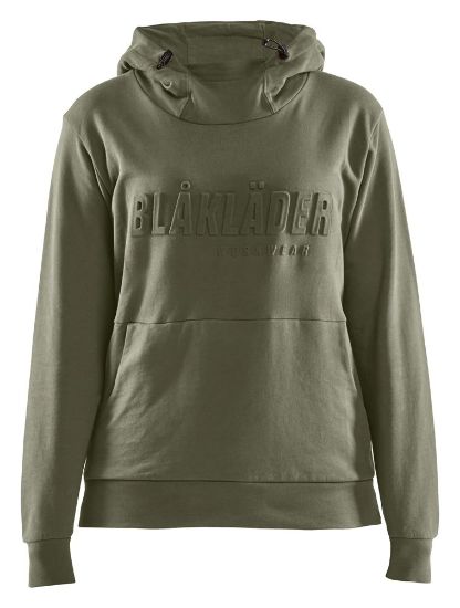 Afbeeldingen van BLÅKLÄDER Hoodie 3D dames 3560 herfstgroen L