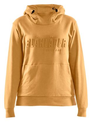 Afbeeldingen van BLÅKLÄDER Hoodie 3D dames 3560 honinggoud 3XL