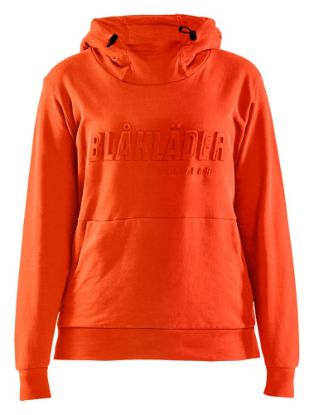 Afbeeldingen van BLÅKLÄDER Hoodie 3D dames 3560 oranjerood M