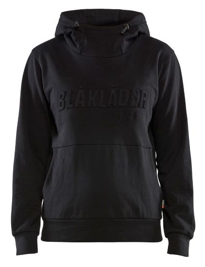Afbeeldingen van BLÅKLÄDER Hoodie 3D dames 3560 zwart S