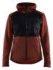 Afbeeldingen van BLÅKLÄDER Hoodie dames met hele rits 3542 gebrand rood/zwart 2XL