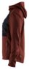 Afbeeldingen van BLÅKLÄDER Hoodie dames met hele rits 3542 gebrand rood/zwart 2XL