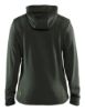 Afbeeldingen van BLÅKLÄDER Hoodie dames met hele rits 3542 herfstgroen/zwart L