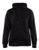 Afbeeldingen van BLÅKLÄDER Hoodie dames met rits 3395 zwart XS