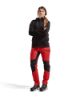 Afbeeldingen van BLÅKLÄDER Hoodie dames met rits 3395 zwart XS
