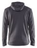 Afbeeldingen van BLÅKLÄDER Hoodie met hele rits 3540 zwart mêlee 2XL