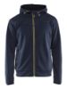 Afbeeldingen van BLÅKLÄDER Hoodie met rits 3363 donkerblauw/geel XS