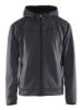 Afbeeldingen van BLÅKLÄDER Hoodie met rits 3363 medium grijs/zwart M