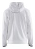 Afbeeldingen van BLÅKLÄDER Hoodie met rits 3363 wit/donkergrijs 2XL