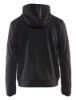 Afbeeldingen van BLÅKLÄDER Hoodie met rits 3363 zwart/rood 3XL